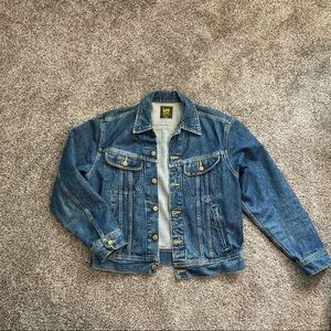 Lee and Edwin Collab - Mens Lee Riders Blue Denim Jacket Size Medium